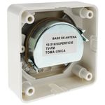 Base Antena Coaxial TV+FM (Macho+Hembra) - TT04300 - 03