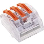 Bloque conector de empalme de 3 tomas para cable 2,5mm (5 Pack) - TB10500 - 04