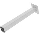 Pies cuadrados para mesa y mueble. Patas en acero gris de 40cm 4-pack - IO07300 - 06
