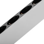 Regleta de enchufes de aluminio para armario rack 19" 1U con 8 Schuko y conector C14 - RE09600 - 08