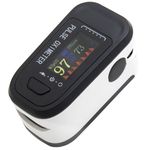 Oxímetro de dedo para la medición de saturación de oxígeno y ritmo cardíaco con pantalla TFT - KD03100 - 01