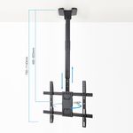 Soporte de techo para pantalla plana de 32" a 75" 60 Kg hasta VESA 400x400 - TQ29300 - 04
