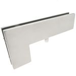 Pernio y bisagra L-fija superior de aluminio para puerta de cristal para cierrapuertas de suelo - LK08300 - 05
