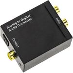 Conversor de audio analógico a digital con 2xRCA a toslink y coaxial - VD04800 - 06
