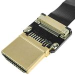 Cable vídeo HDMI plano FPV 20 cm A-macho a micro D-macho - HG08400 - 07