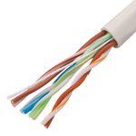 Bobina de cable de red ethernet Cat. 5e UTP de 305 m flexible de color gris - LM00400 - 07