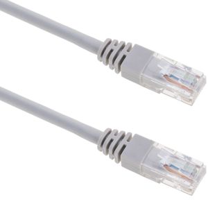 Cable de red ethernet Cat. 6a UTP de 1,5 m de color gris