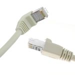 Cable de red de categoría 6 Cat.6 RJ45 acodado-recto UTP 24AWG LAN de 2 m - RJ09700 - 03