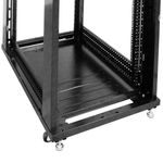 Armario rack 19" de pie 38U 600x600x1800mm negro MobiRack GO montado - WA04100 - 04