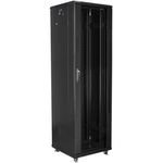 Armario Rack 19" de pie 42U F600 600x600x2047mm negro Lanberg - WL50900 - 01