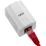 Caja de superficie de 1 RJ45 Cat.6 UTP - RI04100 - 04