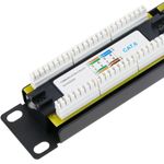 Patch panel 10" para armario rack 12-Port RJ45 Cat.6 UTP 1U - TR03400 - 07