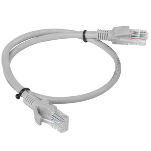 Cable de red ethernet Cat. 6 UTP de 0,5 m de color gris PCU6-10CC-0050-S
