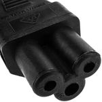 Cable Alimentación IEC-60320 de C5 a Schuko macho 3m - FB09400 - 03
