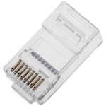 Conector UTP Cat.6 RJ45 macho para crimpar a cable 100-pack - RH01300 - 03