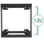 Armario rack 19" mural SOHORack Open 12U - WN02300 - 03
