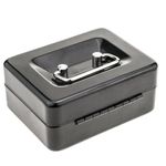 Caja fuerte portátil para dinero caudales billetes y monedas 150 x 117 x 80 mm - BY00100 - 04