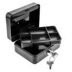 Caja fuerte portátil para dinero caudales billetes y monedas 125 x 95 x 55 mm - BY00000 - 05