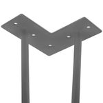 Pies para mesa y mueble Patas en acero 2 varillas 41 cm 4-pack - IN05100 - 05