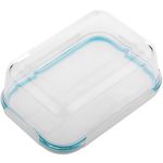 Recipiente rectángular para alimentos hermético de cristal de 1730 ml - KT16700 - 05