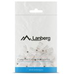 Pack de 100 unidades enchufe RJ45 de 8 clavijas cat.5E UTP de 8 pin de Lanberg PLU-5000EZ - RP16400 - 05