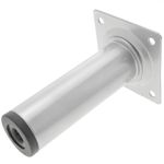 Pies redondos para mesa y mueble. Patas en acero gris de 10cm 4-pack - IO00300 - 06