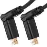 Cable HDMI-A macho a HDMI-A macho de 1 m con rotación de 180 grados - HG05100 - 07