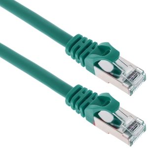 Cable de red ethernet Cat. 6A FTP de 0,25 m de color verde