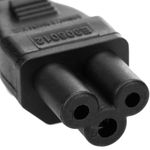 Cable eléctrico US NEMA-5-15P a IEC-60320-C5 de 3m negro - CL03700 - 02