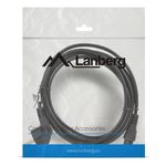 Cable de alimentación de Lanberg Schuko macho a IEC 320 C5 macho 3 metros CA-C5CA-11CC-003-BK - CA31700 - 03