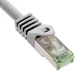 Cable de red ethernet Cat. 8.1 S/FTP de 1 m de color gris - RY45300 - 02