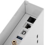 Caja de conectividad multimedia para pared o mesa HDMI, 2xUSB, 2xRJ45 Cat.6, VGA, Jack 3.5mm y RCA - VZ09500 - 05