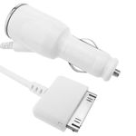 Fuente de alimentación para mechero de coche a Apple 30pin 5VDC 1A - AU03200 - 02