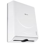 Dispensador de toallas de papel para baño en blanco 274x103x373mm - KS06300 - 01