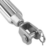 Tensor de cable de acero. Modelo de horquilla a horquilla de rosca 8 mm - NY04600 - 02