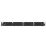 Panel pasacables para armario rack 19" de 5 de anillas 1U Lanberg AK-1203-B - RM13600 - 02