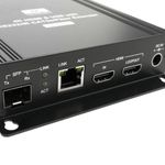 Extensor de HDMI 4K UHD con AUDIO USB RS232 IR por cable UTP Cat.5e y fibra óptica SFP - TO04400 - 06