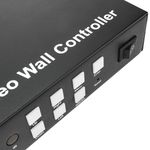 Videowall matriz de vídeo de 4 pantallas 2x2 1x4 4x1 HDMI CVBS VGA USB ampliable - YR04200 - 07