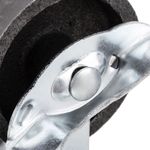 Rueda pivotante industrial de metal con freno 50 mm - QR01100 - 09