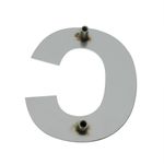 Letra C en acero inoxidable de 150mm para rotulación - NZ03300 - 02