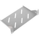 Bandeja para armario rack 10" fijación frontal 1U profundidad de 150mm en color blanco - TR03000 - 01