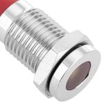 Luz LED Piloto de 8mm 12VDC para montaje en panel de color blanco - QW02000 - 02