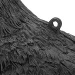 Ahuyentador de aves tipo estatua cuervo de pie 16 x 50 cm - AH04000 - 08