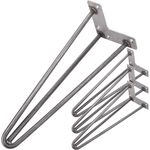 Pies para mesa y mueble estilo vintage Patas en acero 3 varillas 41 cm 4-pack - IN04400 - 01