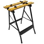 Banco de trabajo con mordaza ajustable. Mesa plegable para bricolaje. 100 Kg - KA01100 - 04
