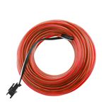 Cable electroluminiscente rojo de 2.3mm en bobina 10m conectada a 220VAC - NW03000 - 07