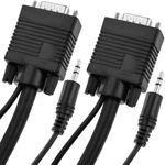 Super cable VGA con jack de audio de 3,5 mm macho macho de 10 m - VZ00500 - 07