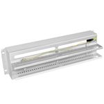 Panel de distribución eléctrica 3U de 19" DIN TS-35 AK-VDP103-S blanco - RZ17600 - 02