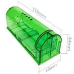 Trampa para ratas ratones roedores jaula de plástico pack de 2 unidades 60 x 170 x 64 mm - AR00200 - 04