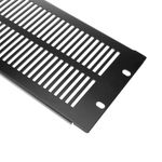 Panel de rejilla de 3U para armario rack 19" Tapa de ventilación negra - RM02800 - 04